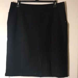 BIN10 Black Anne Klein knit skirt in women’s 16W